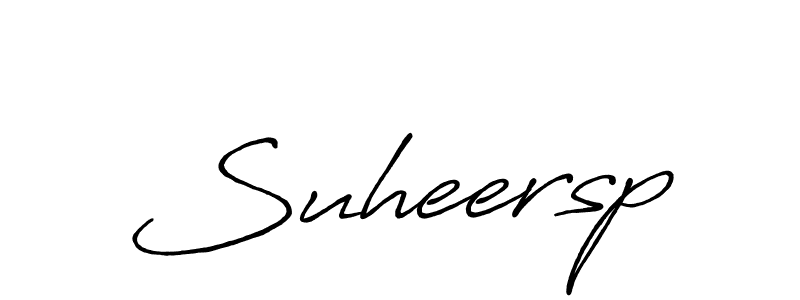 Design your own signature with our free online signature maker. With this signature software, you can create a handwritten (Antro_Vectra_Bolder) signature for name Suheersp. Suheersp signature style 7 images and pictures png