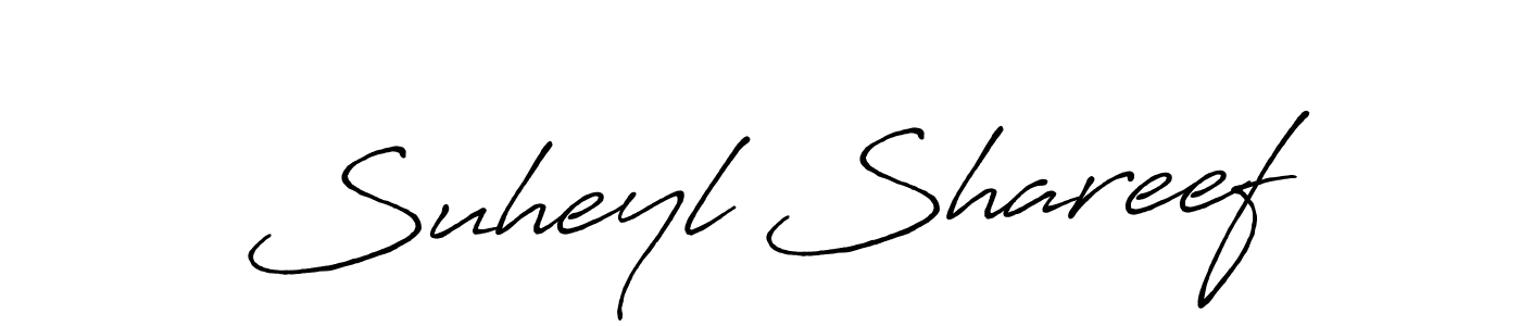 if you are searching for the best signature style for your name Suheyl Shareef. so please give up your signature search. here we have designed multiple signature styles  using Antro_Vectra_Bolder. Suheyl Shareef signature style 7 images and pictures png