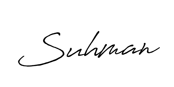 Make a beautiful signature design for name Suhman. Use this online signature maker to create a handwritten signature for free. Suhman signature style 7 images and pictures png