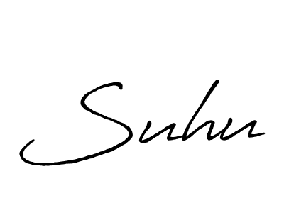 Use a signature maker to create a handwritten signature online. With this signature software, you can design (Antro_Vectra_Bolder) your own signature for name Suhu. Suhu signature style 7 images and pictures png