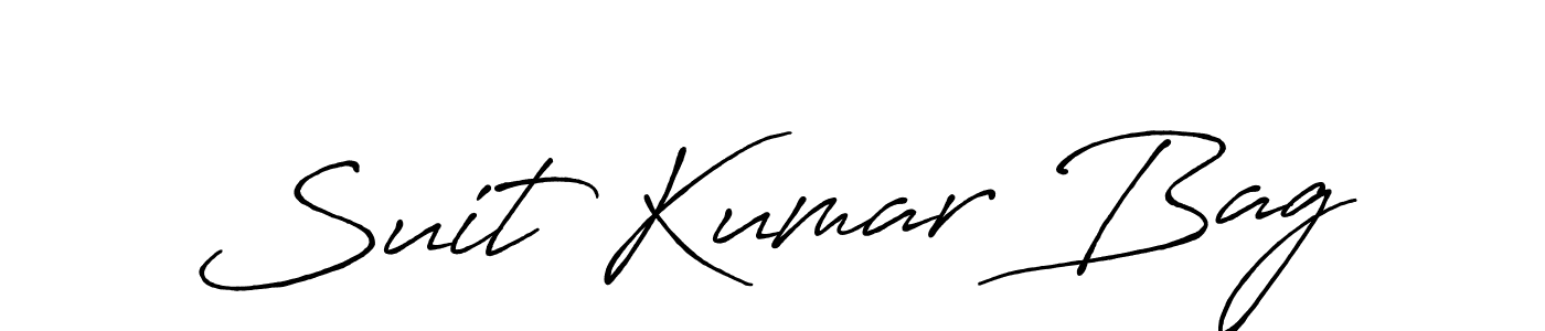 It looks lik you need a new signature style for name Suit Kumar Bag. Design unique handwritten (Antro_Vectra_Bolder) signature with our free signature maker in just a few clicks. Suit Kumar Bag signature style 7 images and pictures png