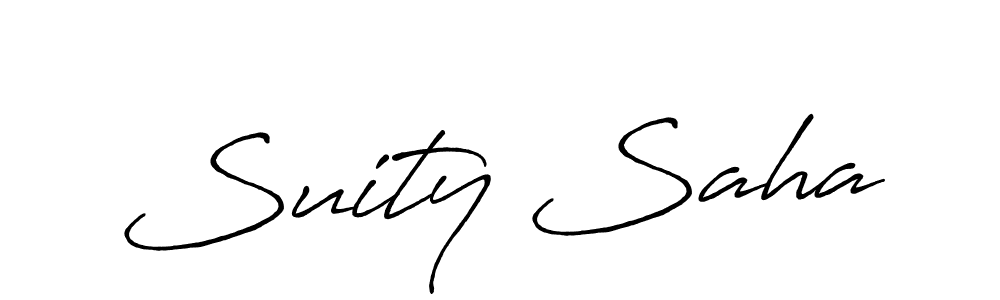 Also You can easily find your signature by using the search form. We will create Suity Saha name handwritten signature images for you free of cost using Antro_Vectra_Bolder sign style. Suity Saha signature style 7 images and pictures png
