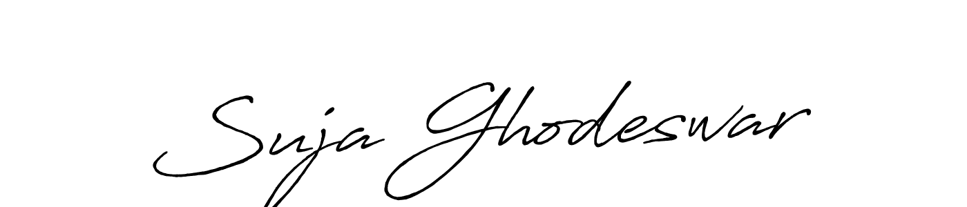 Once you've used our free online signature maker to create your best signature Antro_Vectra_Bolder style, it's time to enjoy all of the benefits that Suja Ghodeswar name signing documents. Suja Ghodeswar signature style 7 images and pictures png