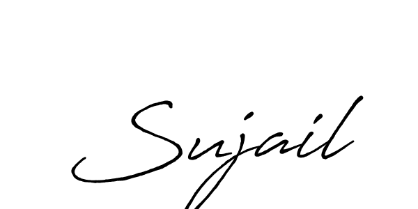 How to make Sujail signature? Antro_Vectra_Bolder is a professional autograph style. Create handwritten signature for Sujail name. Sujail signature style 7 images and pictures png