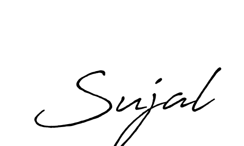 Similarly Antro_Vectra_Bolder is the best handwritten signature design. Signature creator online .You can use it as an online autograph creator for name Sujal. Sujal signature style 7 images and pictures png