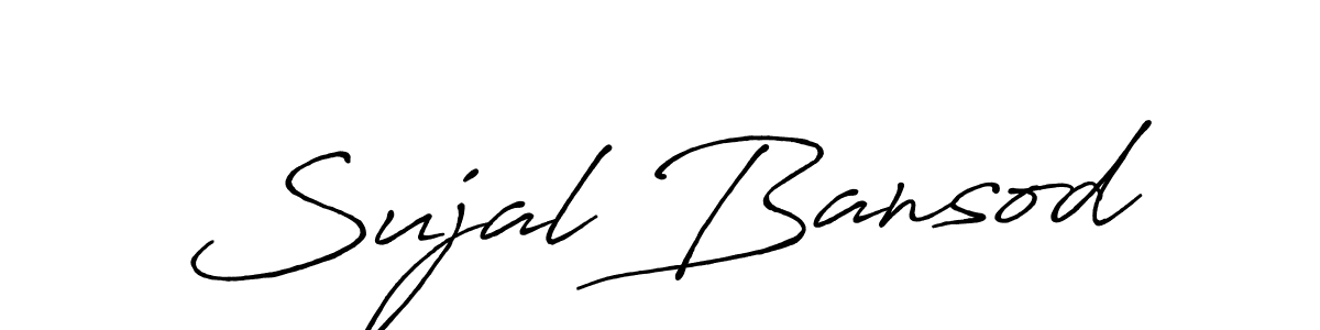How to Draw Sujal Bansod signature style? Antro_Vectra_Bolder is a latest design signature styles for name Sujal Bansod. Sujal Bansod signature style 7 images and pictures png