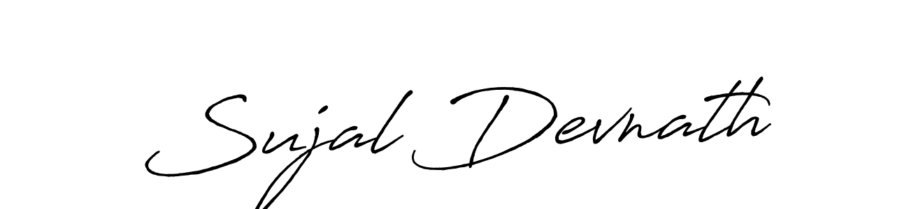 Also You can easily find your signature by using the search form. We will create Sujal Devnath name handwritten signature images for you free of cost using Antro_Vectra_Bolder sign style. Sujal Devnath signature style 7 images and pictures png