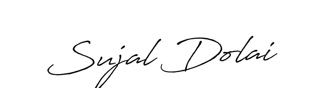 Sujal Dolai stylish signature style. Best Handwritten Sign (Antro_Vectra_Bolder) for my name. Handwritten Signature Collection Ideas for my name Sujal Dolai. Sujal Dolai signature style 7 images and pictures png