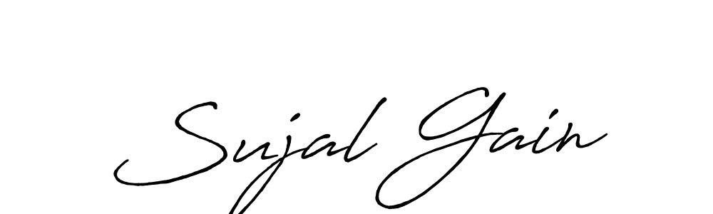 It looks lik you need a new signature style for name Sujal Gain. Design unique handwritten (Antro_Vectra_Bolder) signature with our free signature maker in just a few clicks. Sujal Gain signature style 7 images and pictures png