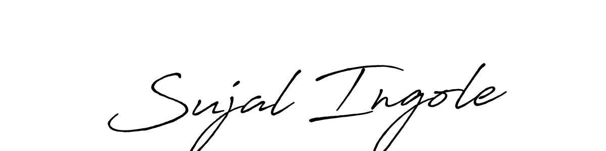Also we have Sujal Ingole name is the best signature style. Create professional handwritten signature collection using Antro_Vectra_Bolder autograph style. Sujal Ingole signature style 7 images and pictures png