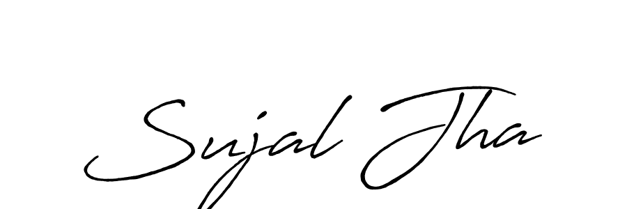 It looks lik you need a new signature style for name Sujal Jha. Design unique handwritten (Antro_Vectra_Bolder) signature with our free signature maker in just a few clicks. Sujal Jha signature style 7 images and pictures png