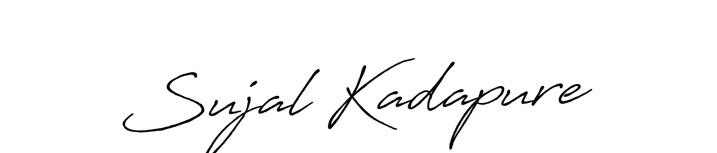 Sujal Kadapure stylish signature style. Best Handwritten Sign (Antro_Vectra_Bolder) for my name. Handwritten Signature Collection Ideas for my name Sujal Kadapure. Sujal Kadapure signature style 7 images and pictures png