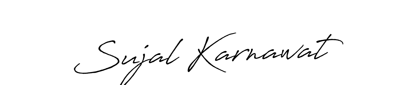 It looks lik you need a new signature style for name Sujal Karnawat. Design unique handwritten (Antro_Vectra_Bolder) signature with our free signature maker in just a few clicks. Sujal Karnawat signature style 7 images and pictures png