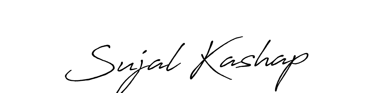 Also we have Sujal Kashap name is the best signature style. Create professional handwritten signature collection using Antro_Vectra_Bolder autograph style. Sujal Kashap signature style 7 images and pictures png