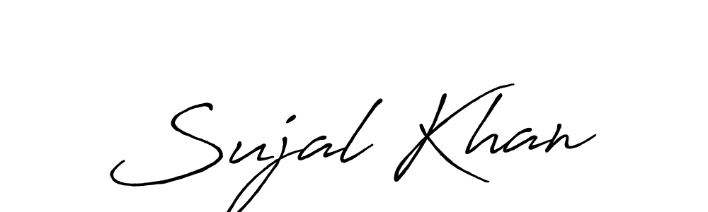 How to Draw Sujal Khan signature style? Antro_Vectra_Bolder is a latest design signature styles for name Sujal Khan. Sujal Khan signature style 7 images and pictures png