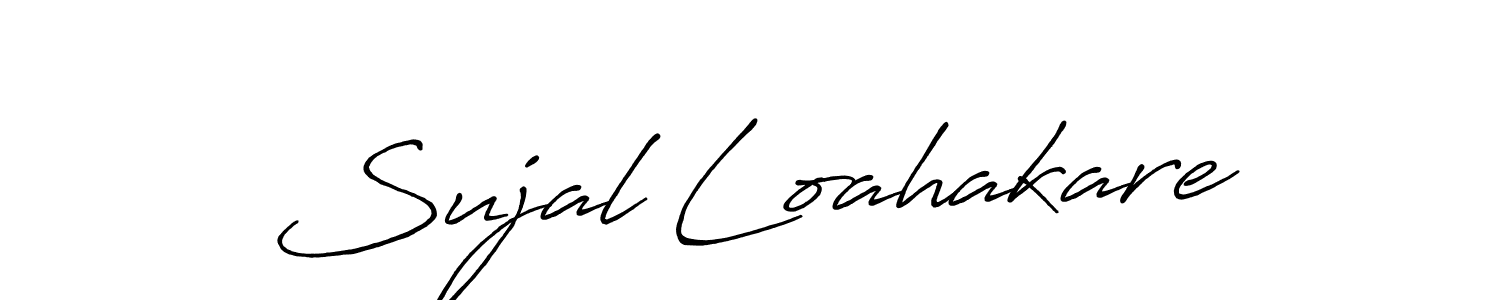 Also You can easily find your signature by using the search form. We will create Sujal Loahakare name handwritten signature images for you free of cost using Antro_Vectra_Bolder sign style. Sujal Loahakare signature style 7 images and pictures png