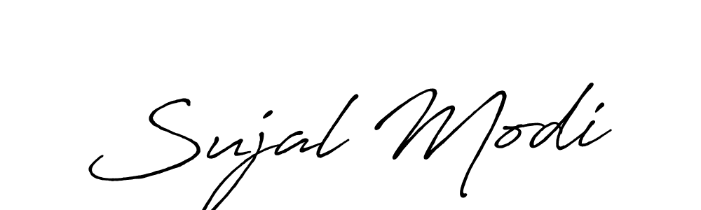 Antro_Vectra_Bolder is a professional signature style that is perfect for those who want to add a touch of class to their signature. It is also a great choice for those who want to make their signature more unique. Get Sujal Modi name to fancy signature for free. Sujal Modi signature style 7 images and pictures png