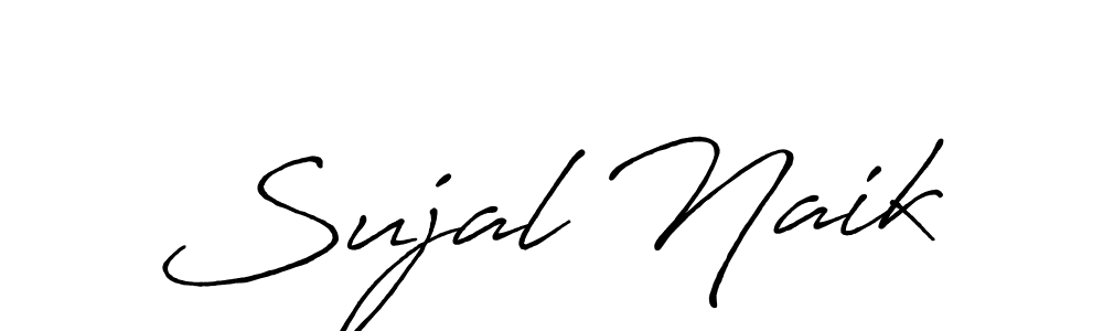 Antro_Vectra_Bolder is a professional signature style that is perfect for those who want to add a touch of class to their signature. It is also a great choice for those who want to make their signature more unique. Get Sujal Naik name to fancy signature for free. Sujal Naik signature style 7 images and pictures png