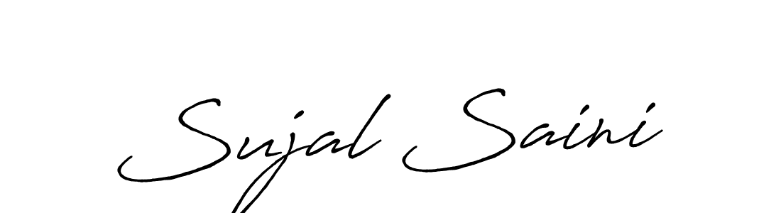 Also You can easily find your signature by using the search form. We will create Sujal Saini name handwritten signature images for you free of cost using Antro_Vectra_Bolder sign style. Sujal Saini signature style 7 images and pictures png