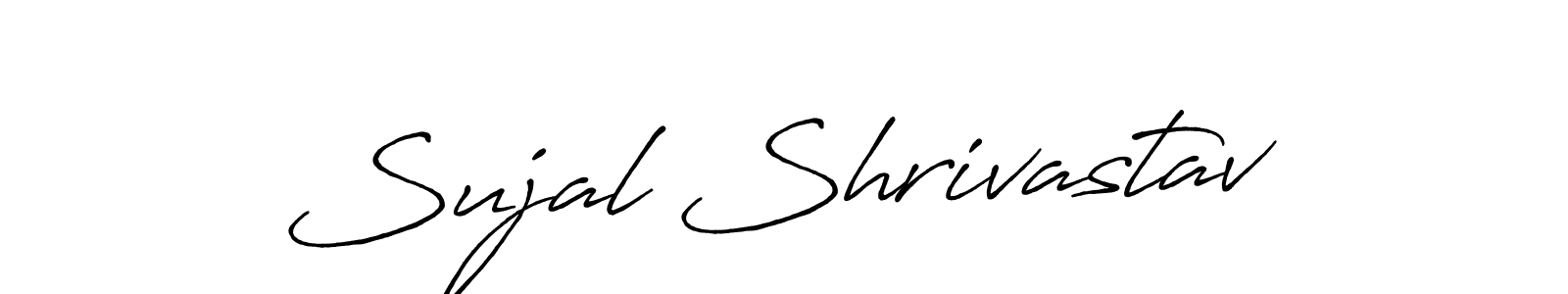 How to make Sujal Shrivastav signature? Antro_Vectra_Bolder is a professional autograph style. Create handwritten signature for Sujal Shrivastav name. Sujal Shrivastav signature style 7 images and pictures png