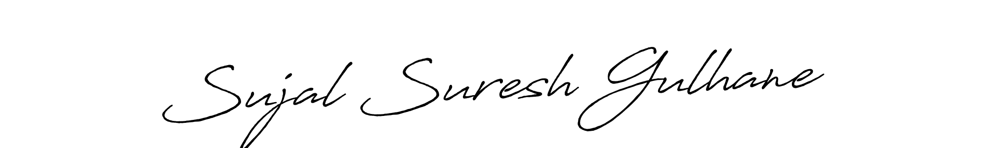 Sujal Suresh Gulhane stylish signature style. Best Handwritten Sign (Antro_Vectra_Bolder) for my name. Handwritten Signature Collection Ideas for my name Sujal Suresh Gulhane. Sujal Suresh Gulhane signature style 7 images and pictures png