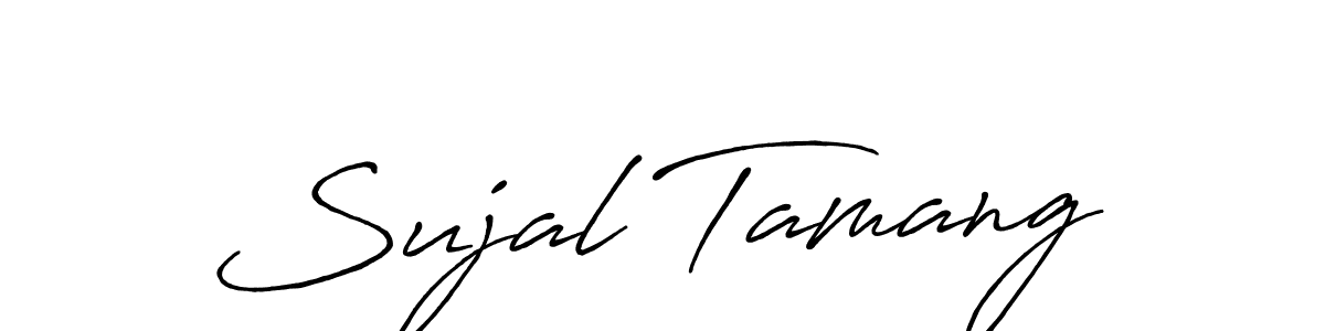 It looks lik you need a new signature style for name Sujal Tamang. Design unique handwritten (Antro_Vectra_Bolder) signature with our free signature maker in just a few clicks. Sujal Tamang signature style 7 images and pictures png