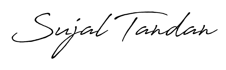 Discover the perfect balance of readability and style for Sujal Tandan with Antro_Vectra_Bolder font. Create your dream signature today. Sujal Tandan signature style 7 images and pictures png