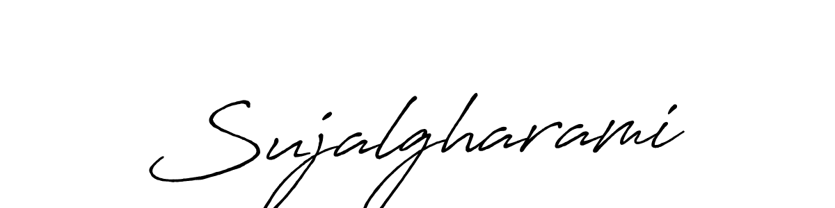 Use a signature maker to create a handwritten signature online. With this signature software, you can design (Antro_Vectra_Bolder) your own signature for name Sujalgharami. Sujalgharami signature style 7 images and pictures png