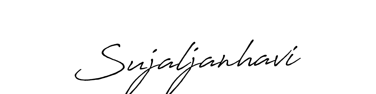 Once you've used our free online signature maker to create your best signature Antro_Vectra_Bolder style, it's time to enjoy all of the benefits that Sujaljanhavi name signing documents. Sujaljanhavi signature style 7 images and pictures png