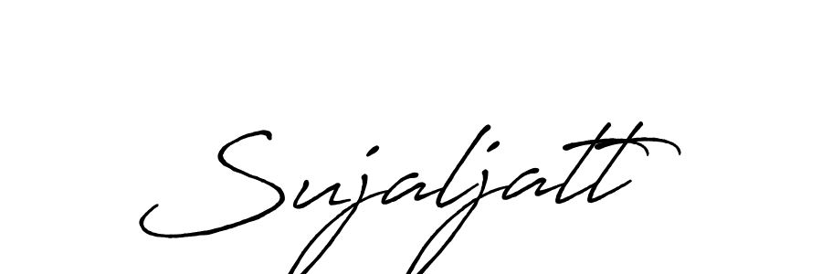 How to make Sujaljatt name signature. Use Antro_Vectra_Bolder style for creating short signs online. This is the latest handwritten sign. Sujaljatt signature style 7 images and pictures png