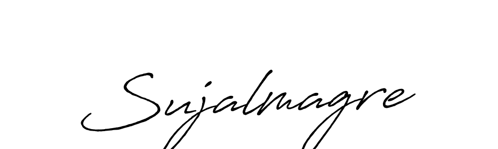 How to make Sujalmagre signature? Antro_Vectra_Bolder is a professional autograph style. Create handwritten signature for Sujalmagre name. Sujalmagre signature style 7 images and pictures png