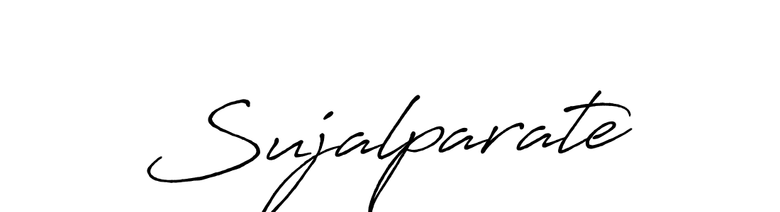 Design your own signature with our free online signature maker. With this signature software, you can create a handwritten (Antro_Vectra_Bolder) signature for name Sujalparate. Sujalparate signature style 7 images and pictures png