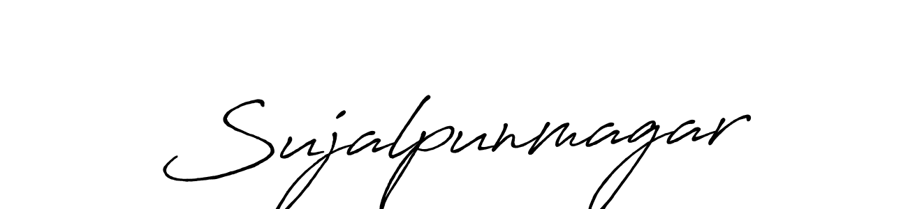 It looks lik you need a new signature style for name Sujalpunmagar. Design unique handwritten (Antro_Vectra_Bolder) signature with our free signature maker in just a few clicks. Sujalpunmagar signature style 7 images and pictures png