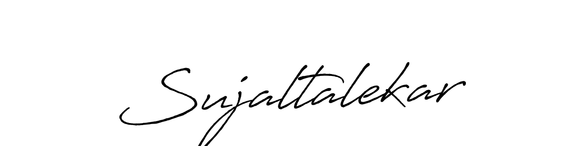 Also we have Sujaltalekar name is the best signature style. Create professional handwritten signature collection using Antro_Vectra_Bolder autograph style. Sujaltalekar signature style 7 images and pictures png