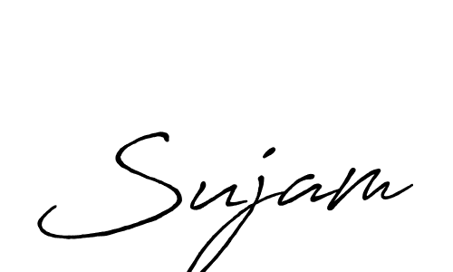 Make a short Sujam signature style. Manage your documents anywhere anytime using Antro_Vectra_Bolder. Create and add eSignatures, submit forms, share and send files easily. Sujam signature style 7 images and pictures png