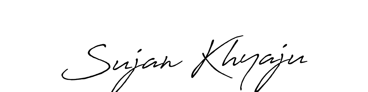 Make a beautiful signature design for name Sujan Khyaju. Use this online signature maker to create a handwritten signature for free. Sujan Khyaju signature style 7 images and pictures png