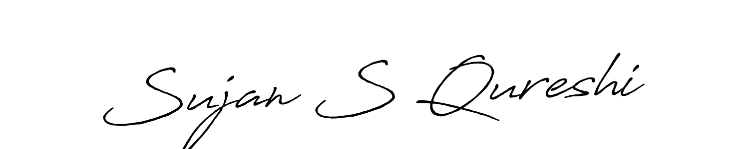 How to Draw Sujan S Qureshi signature style? Antro_Vectra_Bolder is a latest design signature styles for name Sujan S Qureshi. Sujan S Qureshi signature style 7 images and pictures png