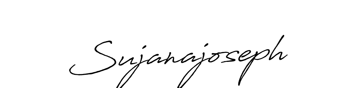 Create a beautiful signature design for name Sujanajoseph. With this signature (Antro_Vectra_Bolder) fonts, you can make a handwritten signature for free. Sujanajoseph signature style 7 images and pictures png