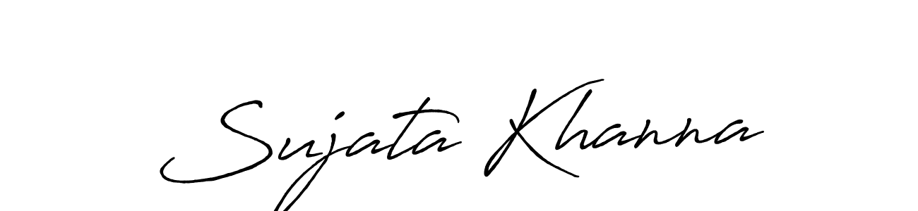 Once you've used our free online signature maker to create your best signature Antro_Vectra_Bolder style, it's time to enjoy all of the benefits that Sujata Khanna name signing documents. Sujata Khanna signature style 7 images and pictures png