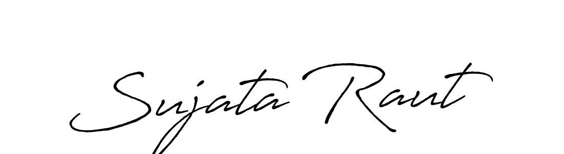 Also we have Sujata Raut name is the best signature style. Create professional handwritten signature collection using Antro_Vectra_Bolder autograph style. Sujata Raut signature style 7 images and pictures png