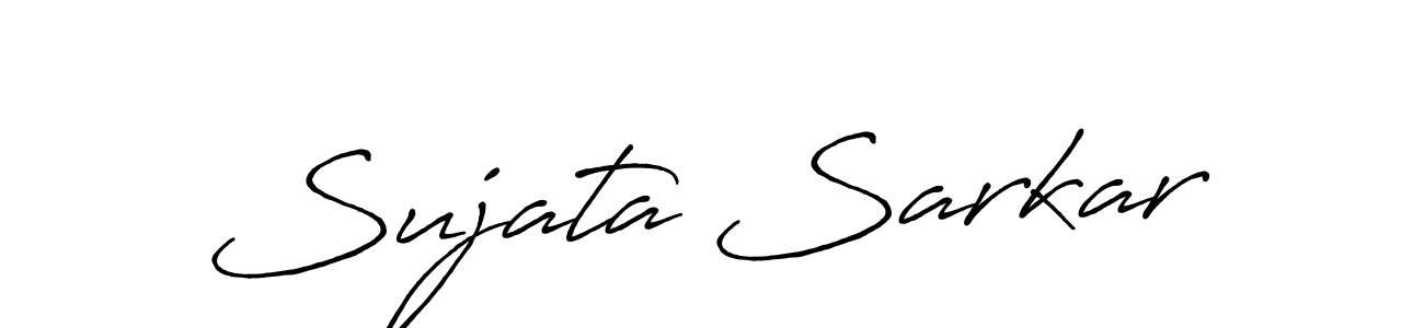 Sujata Sarkar stylish signature style. Best Handwritten Sign (Antro_Vectra_Bolder) for my name. Handwritten Signature Collection Ideas for my name Sujata Sarkar. Sujata Sarkar signature style 7 images and pictures png