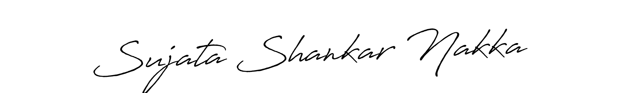 Also we have Sujata Shankar Nakka name is the best signature style. Create professional handwritten signature collection using Antro_Vectra_Bolder autograph style. Sujata Shankar Nakka signature style 7 images and pictures png