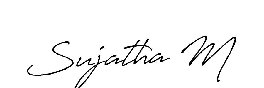 Here are the top 10 professional signature styles for the name Sujatha M. These are the best autograph styles you can use for your name. Sujatha M signature style 7 images and pictures png