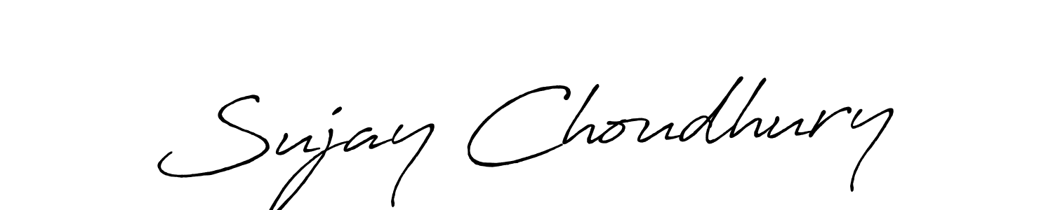 Also we have Sujay Choudhury name is the best signature style. Create professional handwritten signature collection using Antro_Vectra_Bolder autograph style. Sujay Choudhury signature style 7 images and pictures png