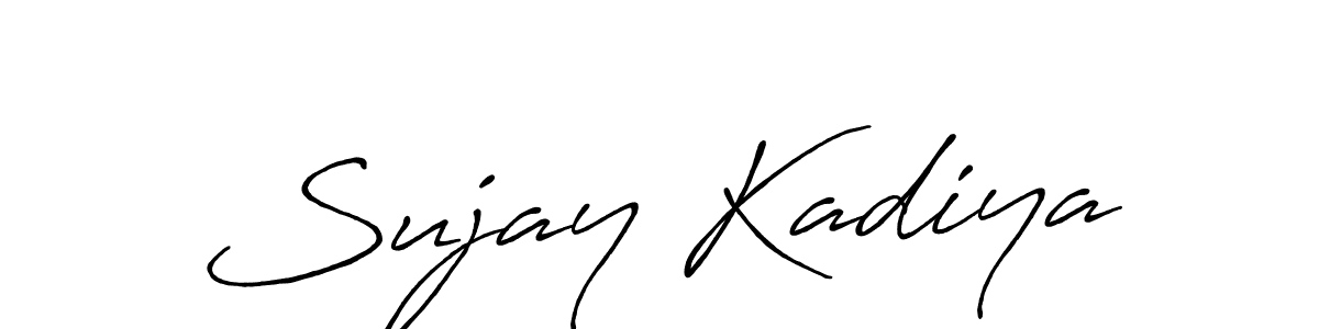 How to Draw Sujay Kadiya signature style? Antro_Vectra_Bolder is a latest design signature styles for name Sujay Kadiya. Sujay Kadiya signature style 7 images and pictures png