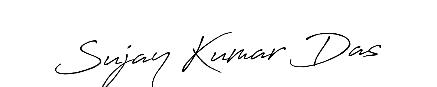 How to make Sujay Kumar Das name signature. Use Antro_Vectra_Bolder style for creating short signs online. This is the latest handwritten sign. Sujay Kumar Das signature style 7 images and pictures png