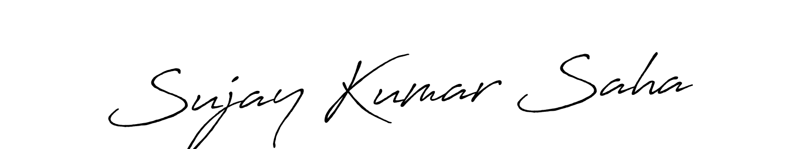How to make Sujay Kumar Saha signature? Antro_Vectra_Bolder is a professional autograph style. Create handwritten signature for Sujay Kumar Saha name. Sujay Kumar Saha signature style 7 images and pictures png