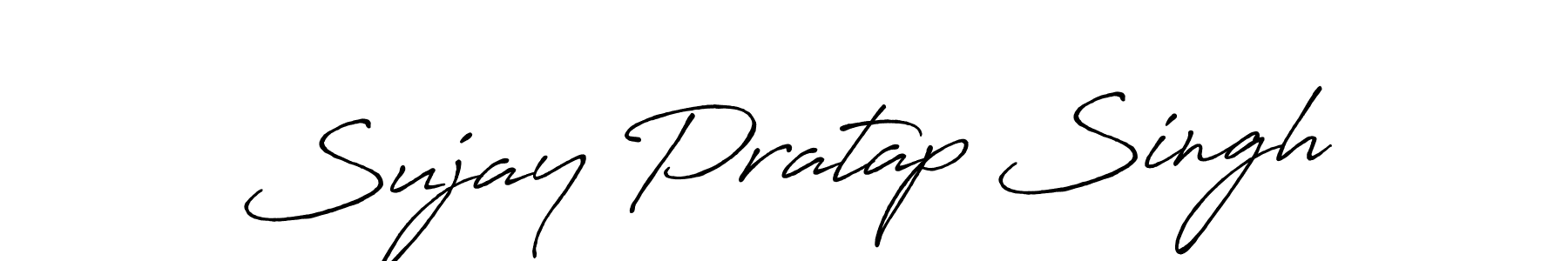 Design your own signature with our free online signature maker. With this signature software, you can create a handwritten (Antro_Vectra_Bolder) signature for name Sujay Pratap Singh. Sujay Pratap Singh signature style 7 images and pictures png
