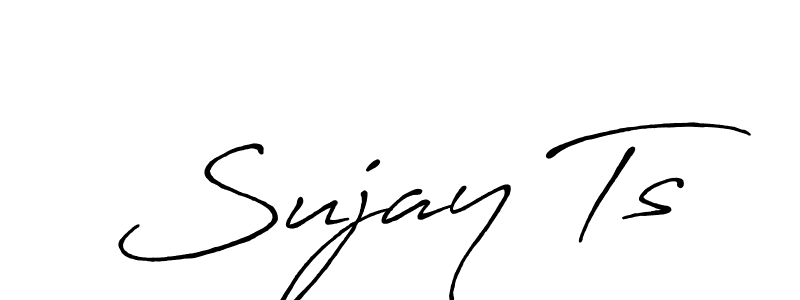 It looks lik you need a new signature style for name Sujay Ts. Design unique handwritten (Antro_Vectra_Bolder) signature with our free signature maker in just a few clicks. Sujay Ts signature style 7 images and pictures png