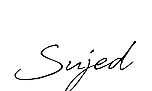 Create a beautiful signature design for name Sujed. With this signature (Antro_Vectra_Bolder) fonts, you can make a handwritten signature for free. Sujed signature style 7 images and pictures png